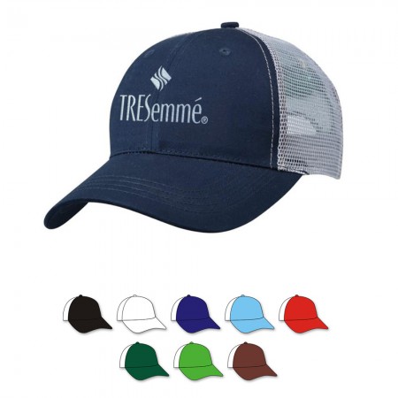 6 Panel Medium Profile Structured Mesh Cap